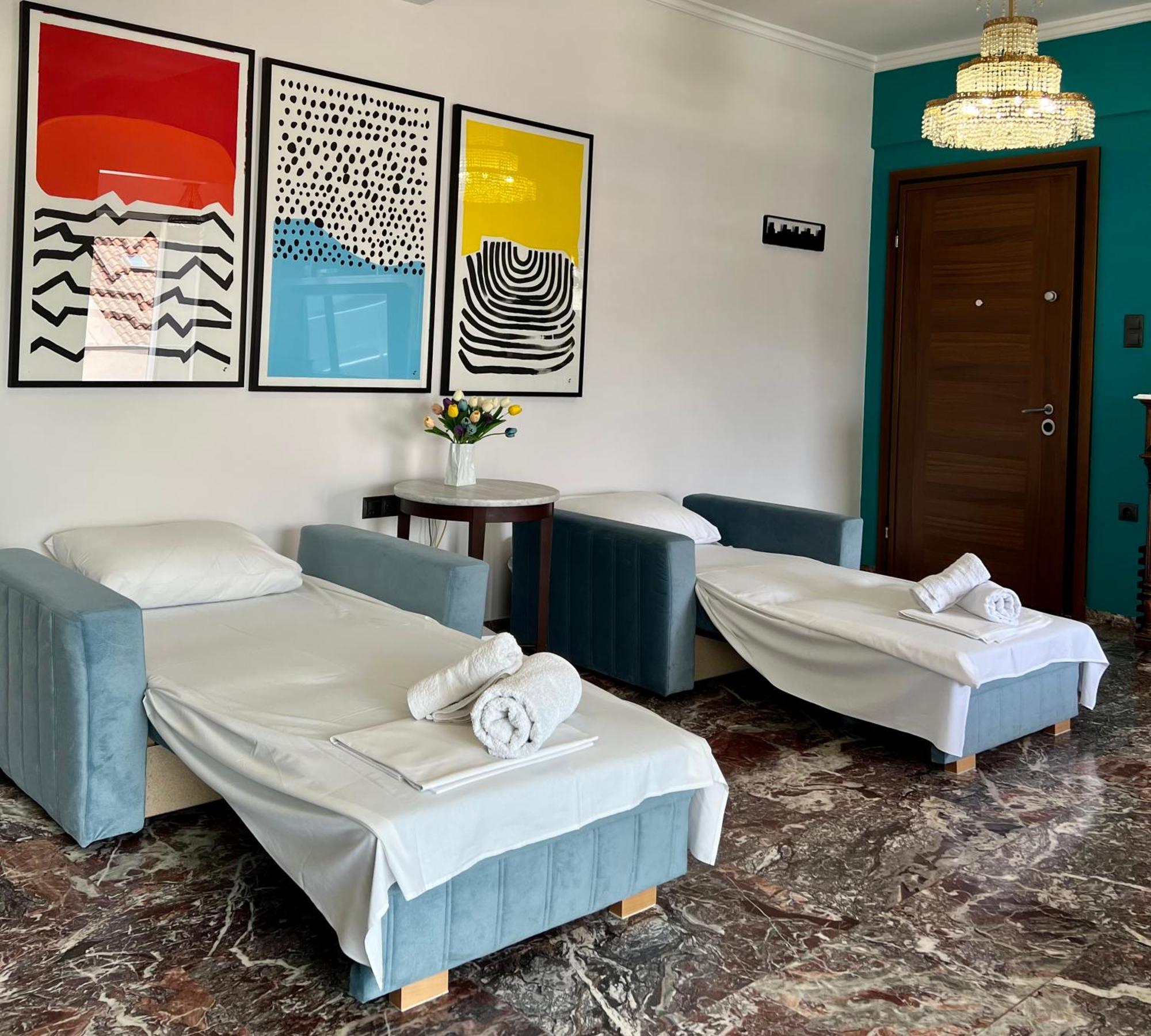 Happy Place! Big, Bright & Central - Ideal For Families And Groups Of Friends Patras Zewnętrze zdjęcie